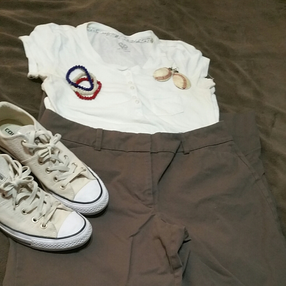 Ann Taylor  Gray Slacks